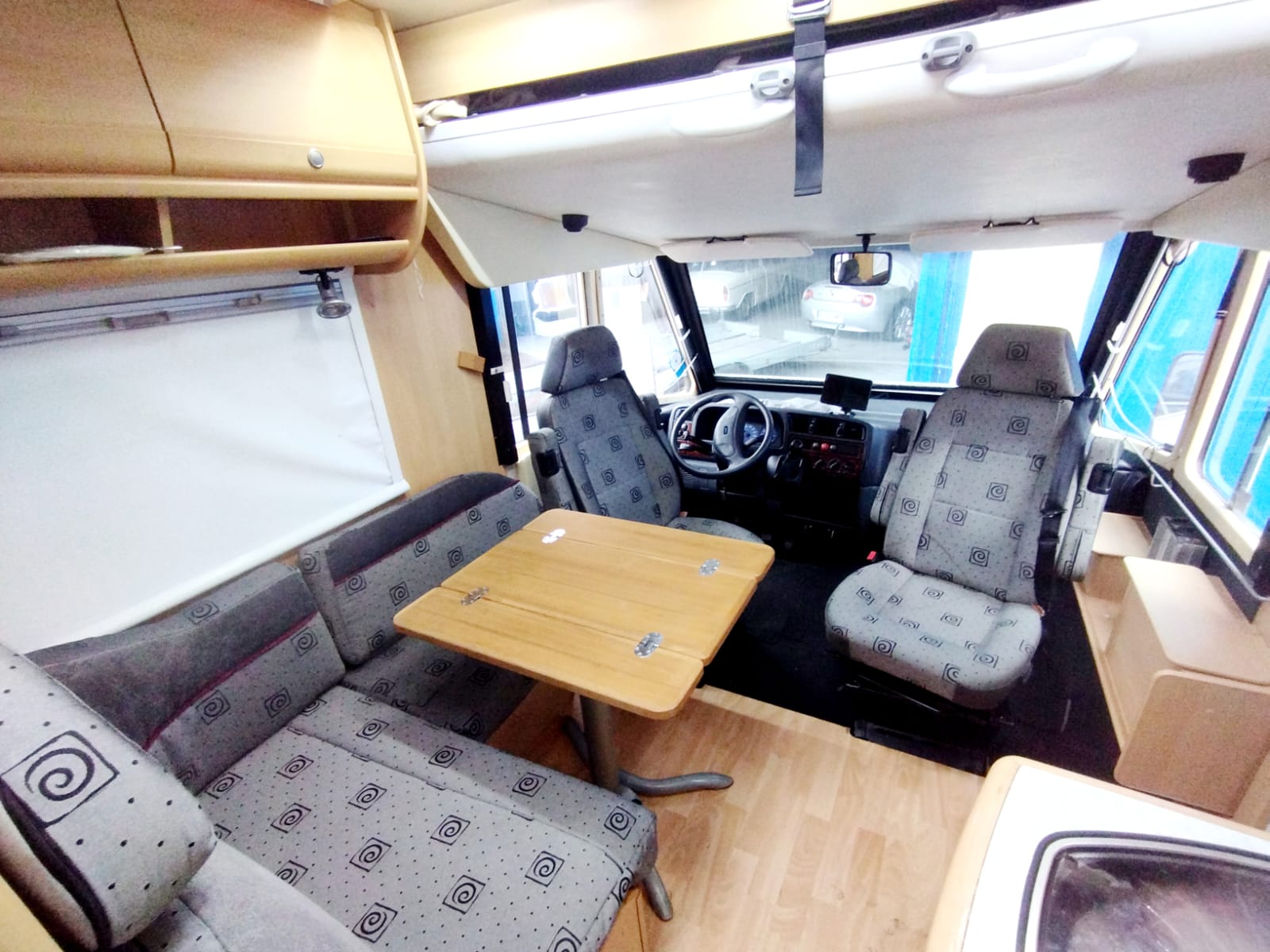 Autocaravana vista interior