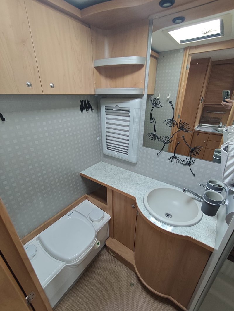 Autocaravana vista interior